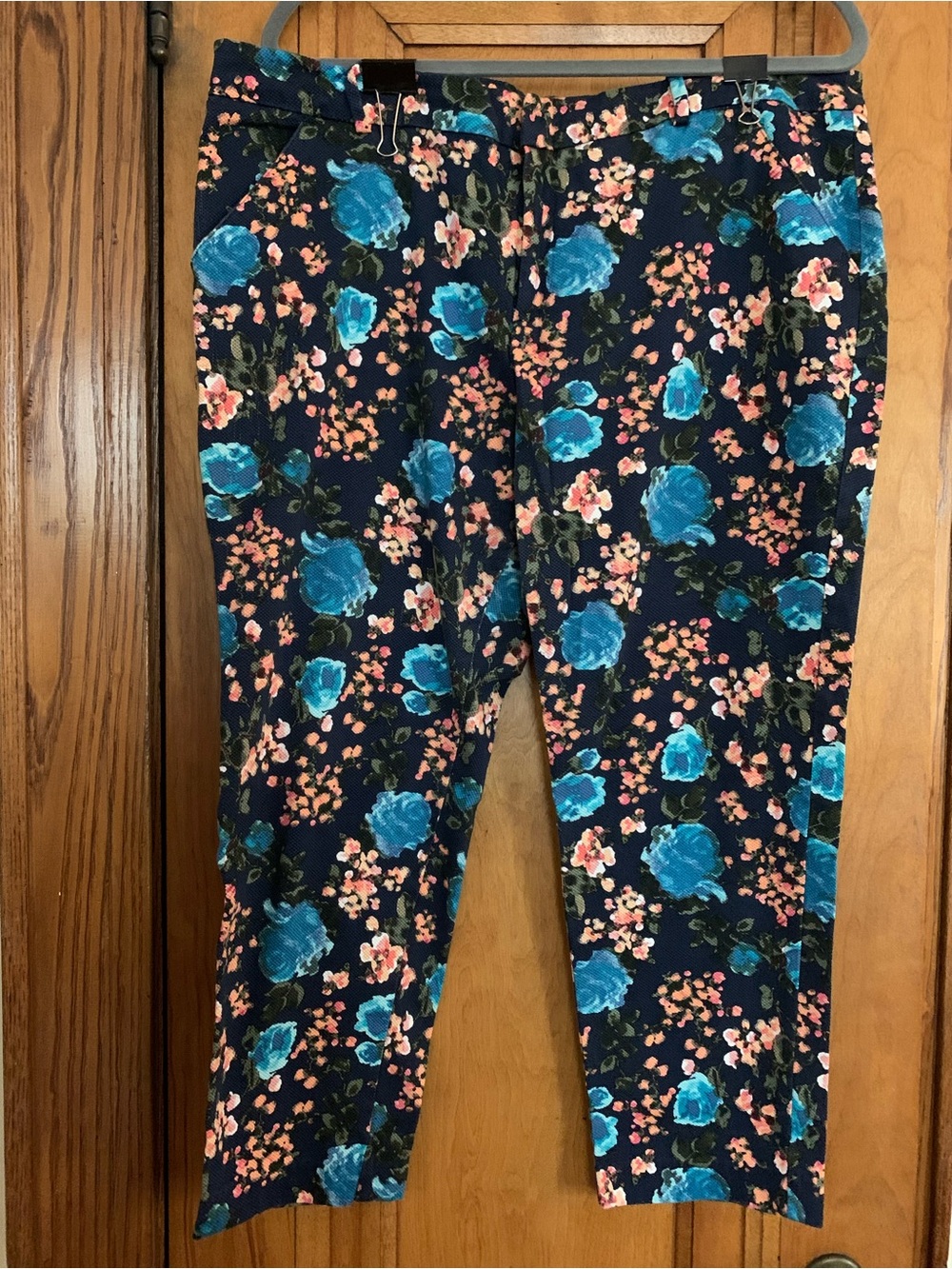 Merona Floral Ankle Crop Pants